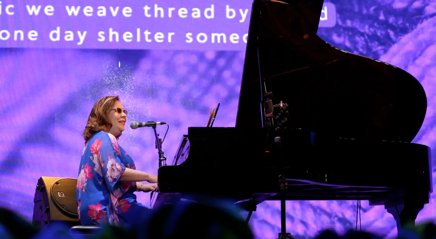 Patricia Vlieg playing the piano